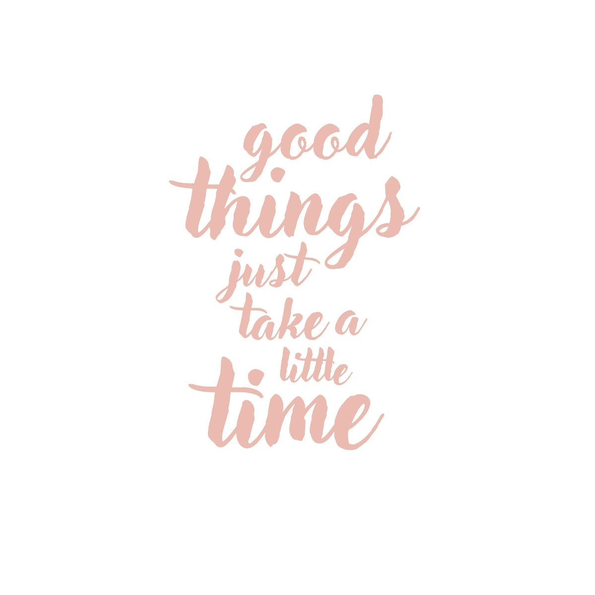 'Good Things' Digital Print (Script)