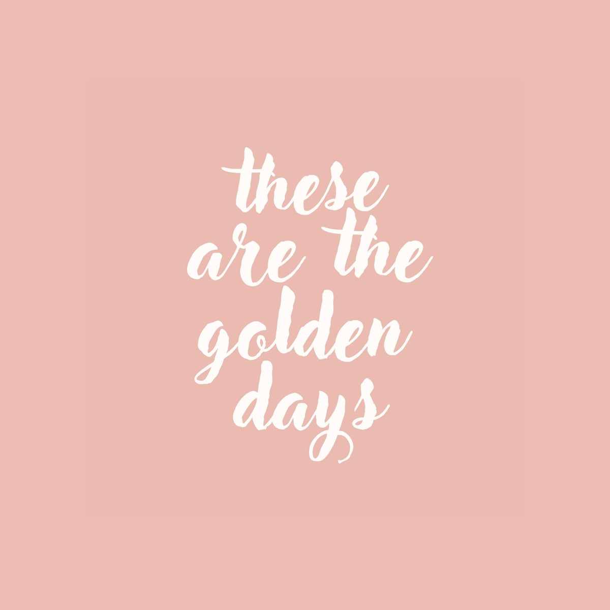 'Golden Days' Digital Print