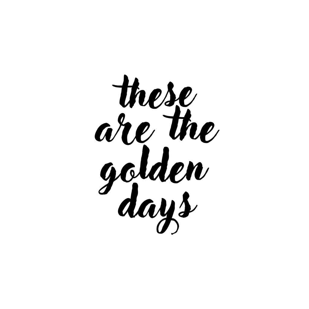 'Golden Days' Digital Print