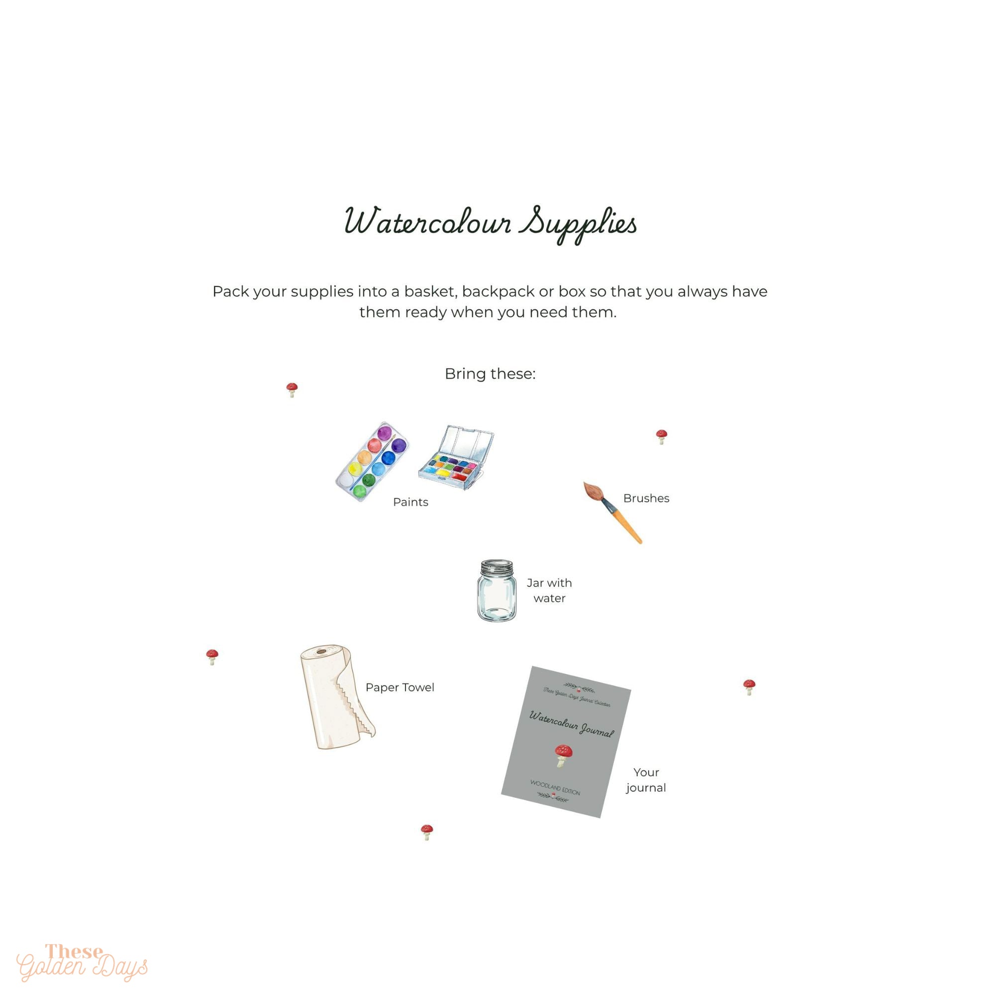 The Watercolour Journal: Woodland Edition (New Painter)