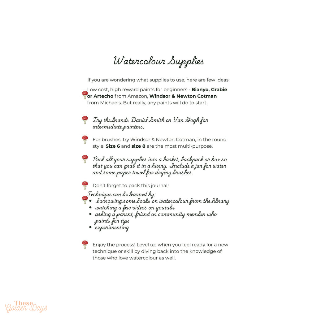 The Watercolour Journal: Woodland Edition (Capable Painter)