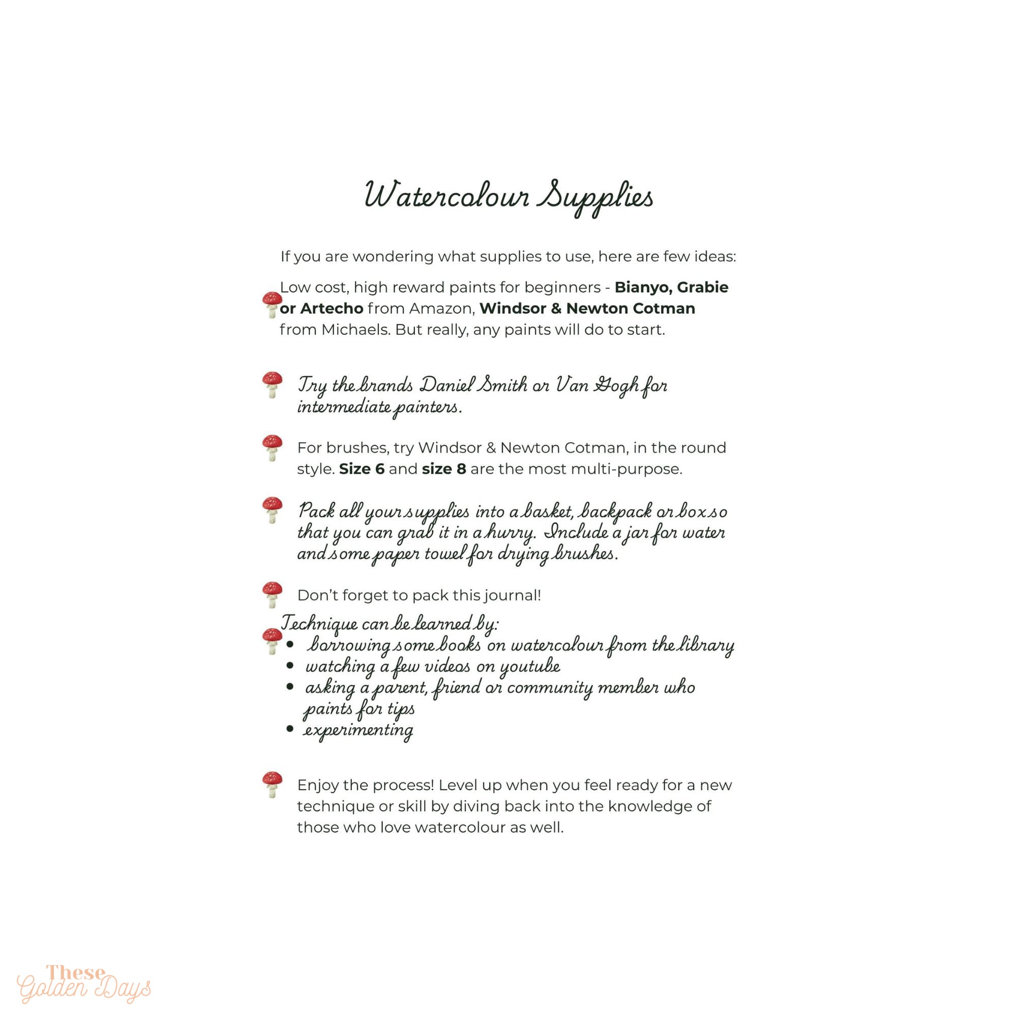 The Watercolour Journal: Woodland Edition (Capable Painter)