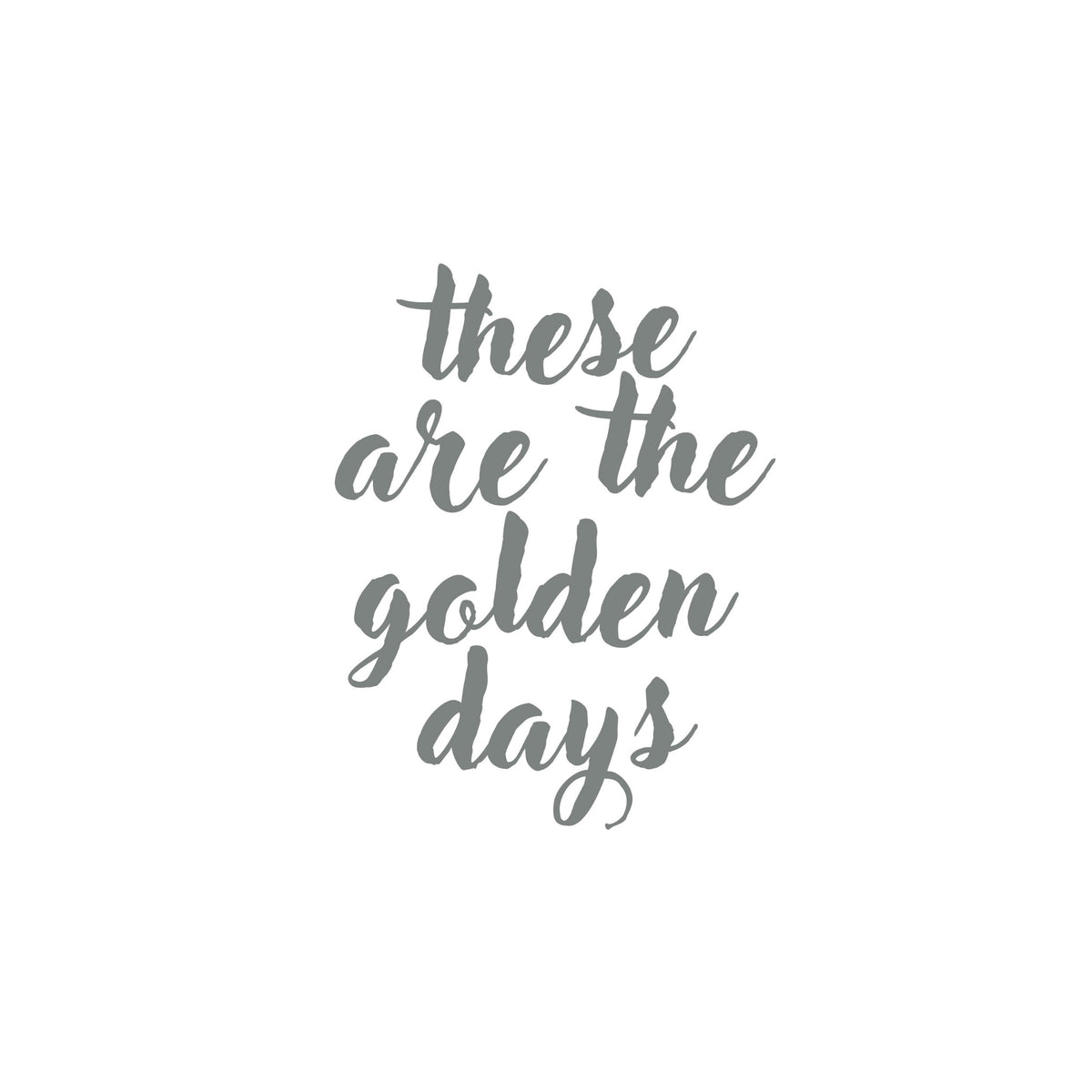 'Golden Days' Digital Print