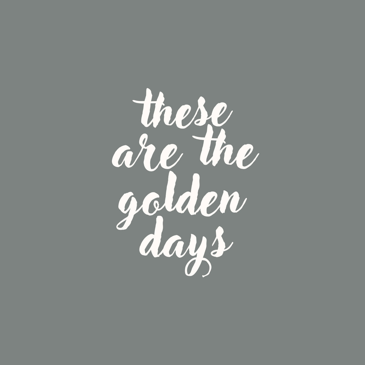 'Golden Days' Digital Print