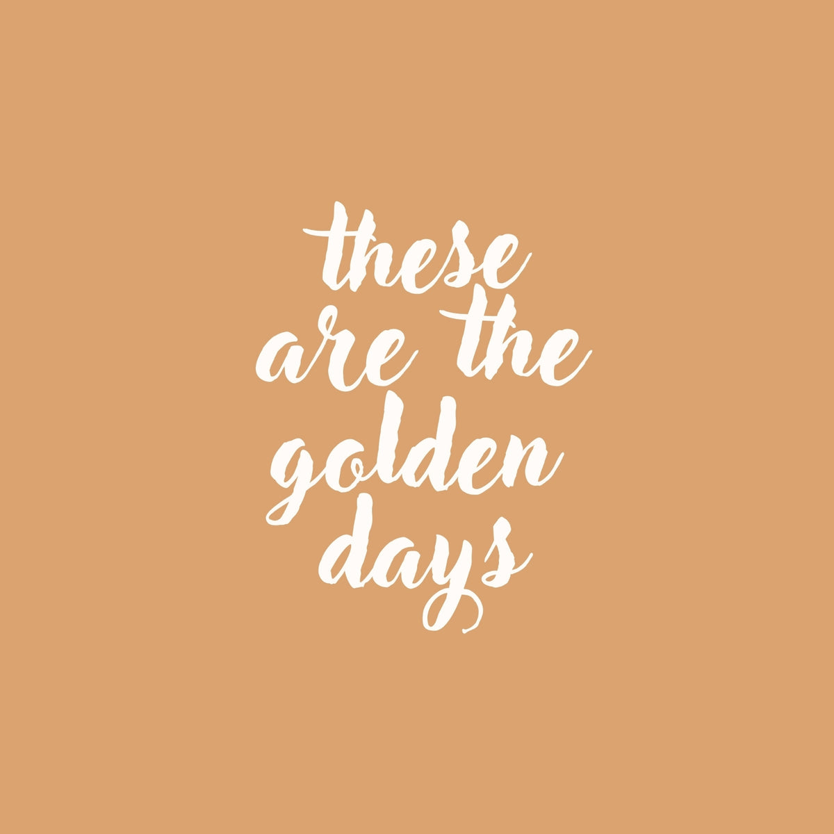 'Golden Days' Digital Print