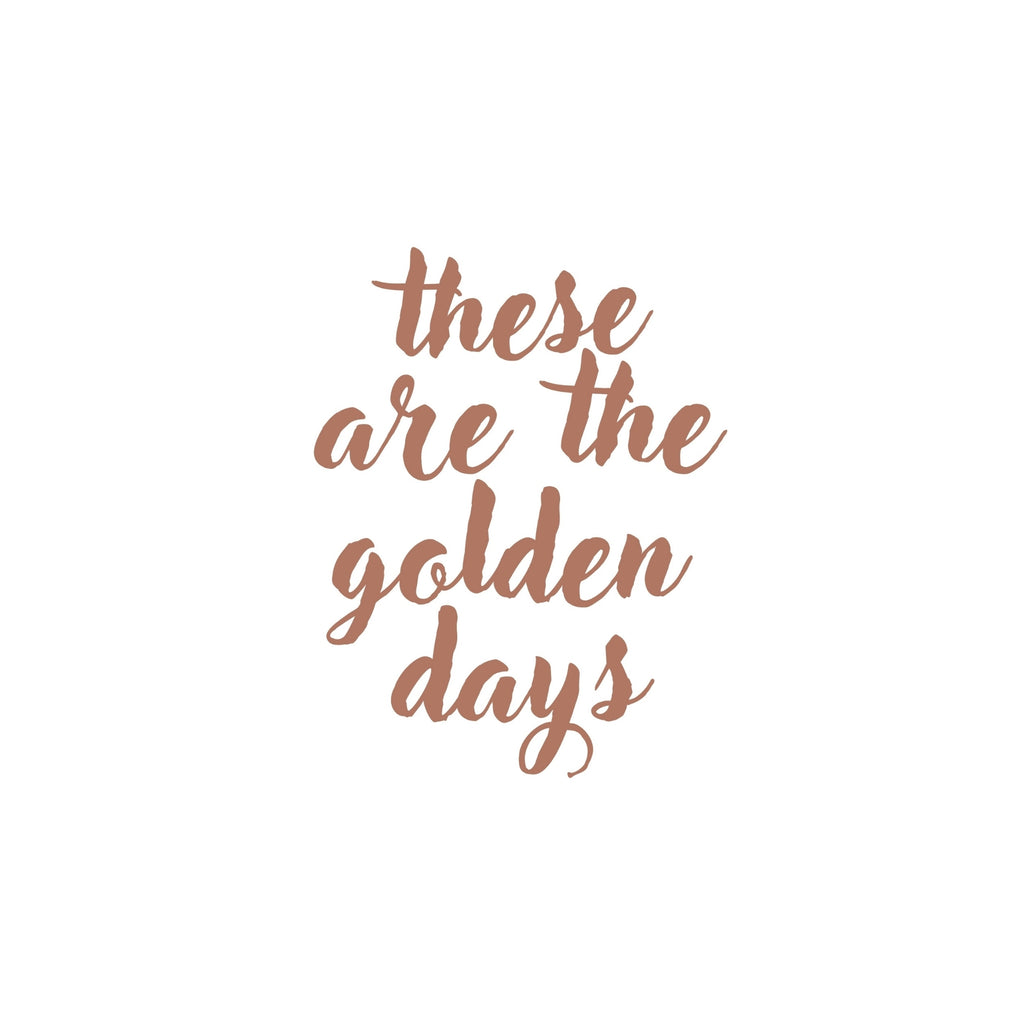 'Golden Days' Digital Print