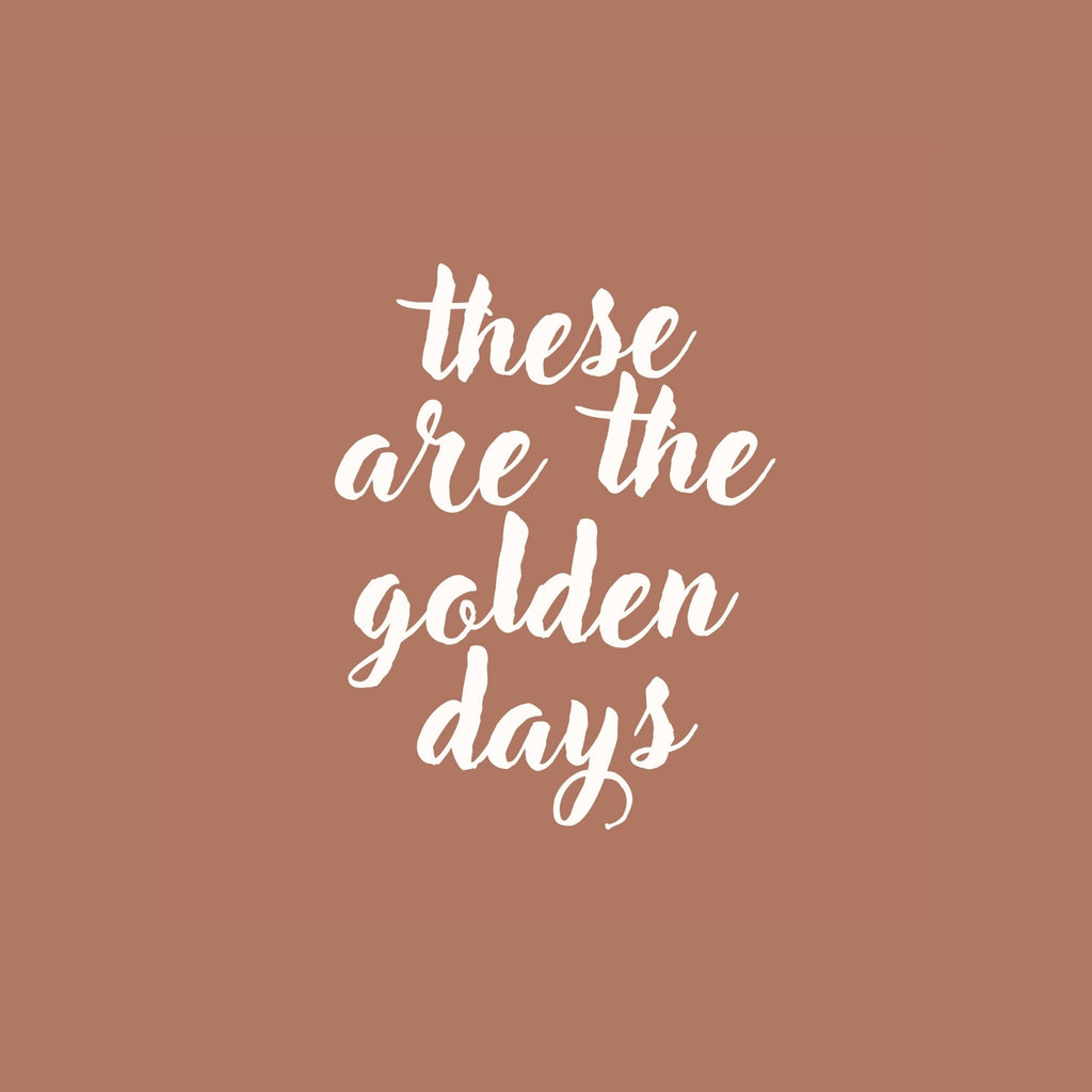 'Golden Days' Digital Print