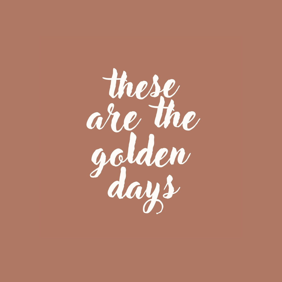 'Golden Days' Digital Print