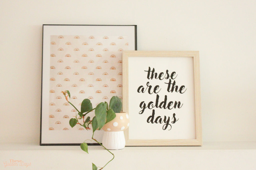 'Golden Days' Digital Print